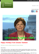 HAPPY HOLIDAYS FROM SENATOR SHAHEEN (December 21, 2011)